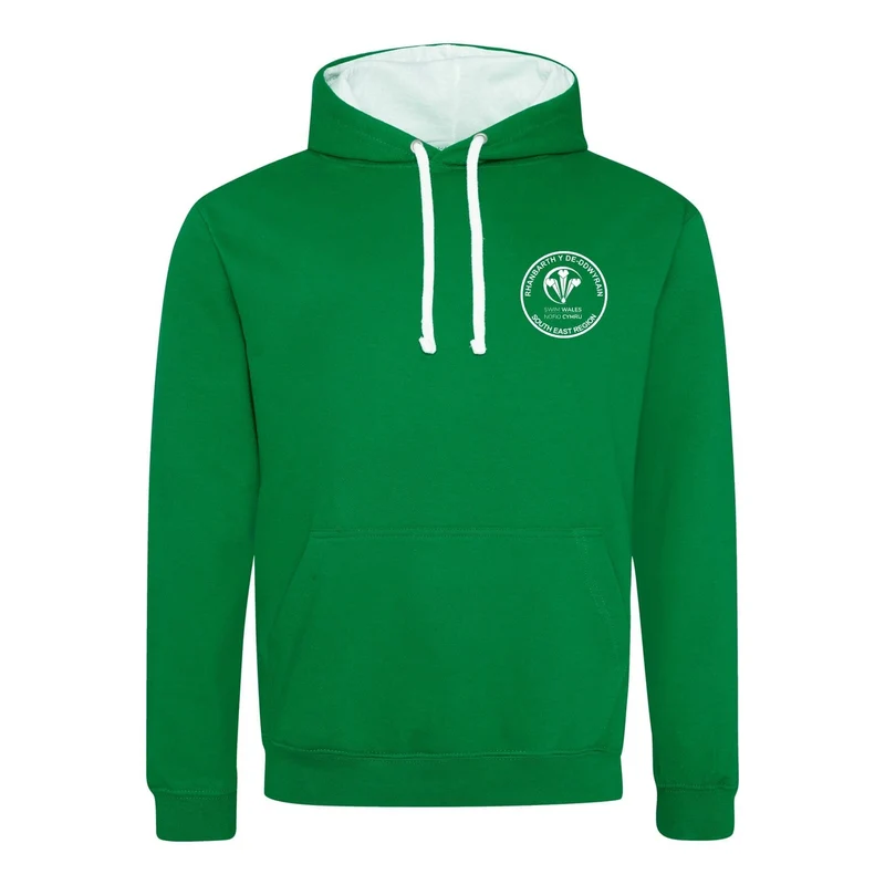 Swim Wales South East Regional Racing Series 2025 Hoodie - Kelly Green/Arctic White