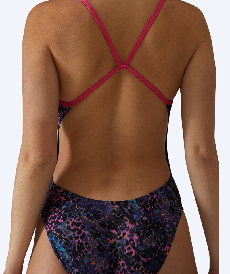 TYR Badeanzug für Damen - Stipple - Rosa/Lila