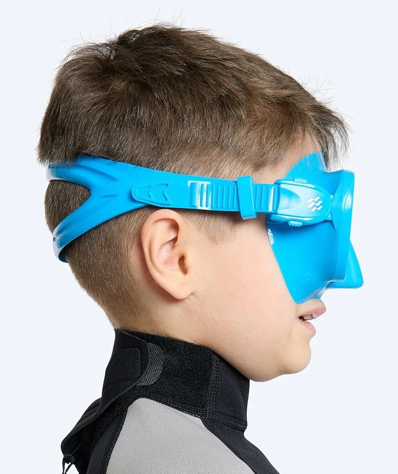 Watery Tauchmaske für Kinder (4-12) - Cliff - Hellblau
