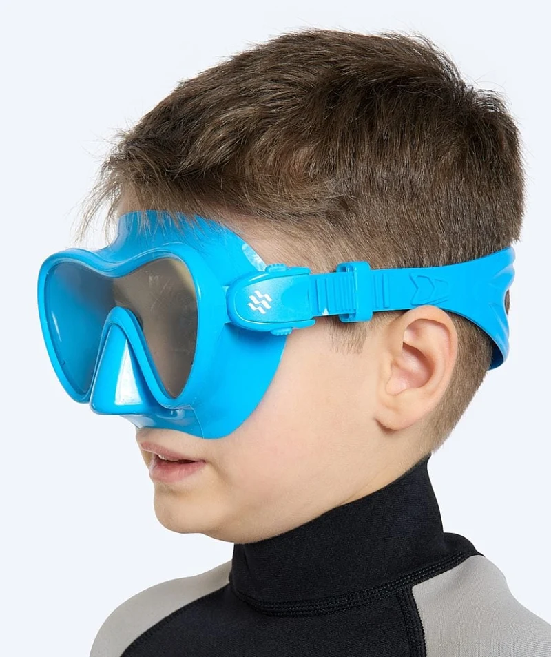 Watery Tauchmaske für Kinder (4-12) - Cliff - Hellblau