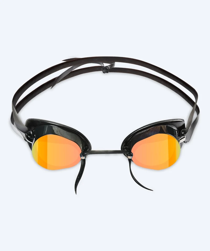 Watery Schwimmbrille - Proflex Swedish Mirror - Schwarz/Gold