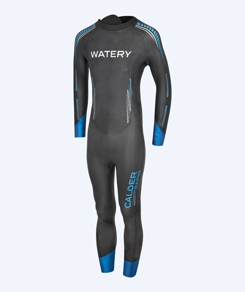 Watery Neoprenanzug für Herren - Calder Rapid - Schwarz/Blau