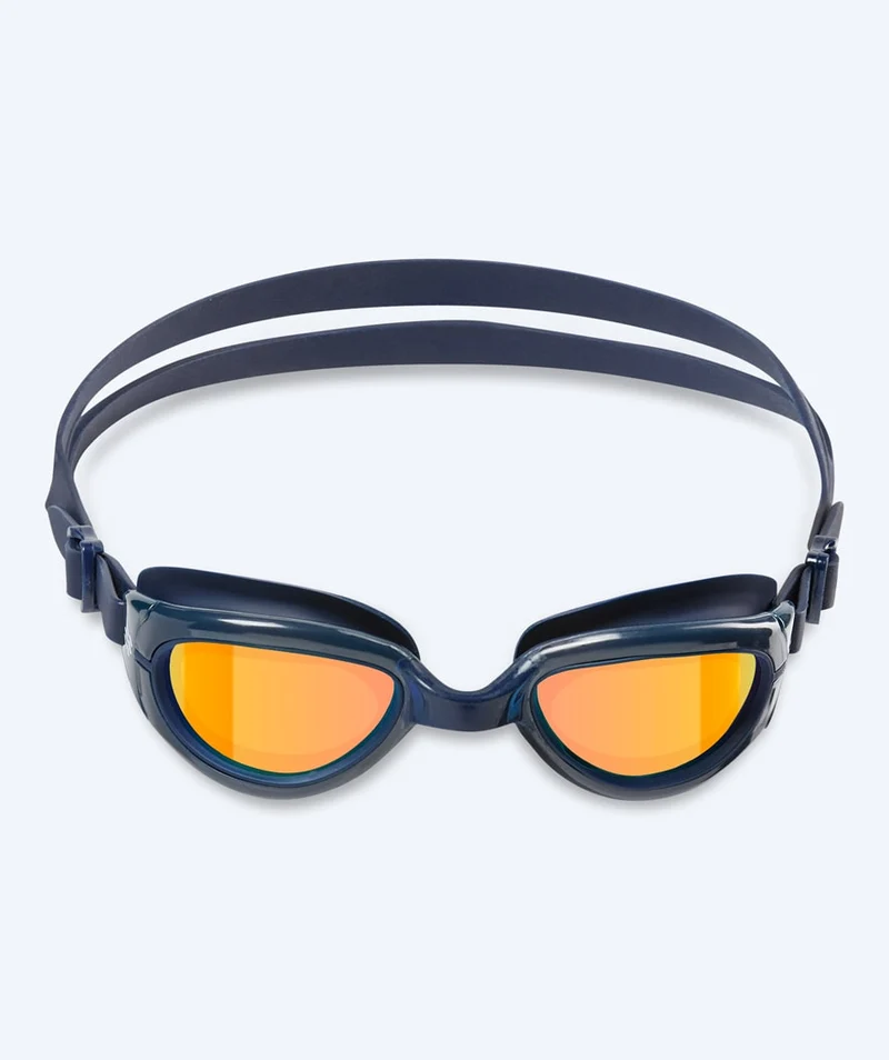 Watery Schwimmbrille für Kinder - Wade Mirror - Dunkelblau/Gold