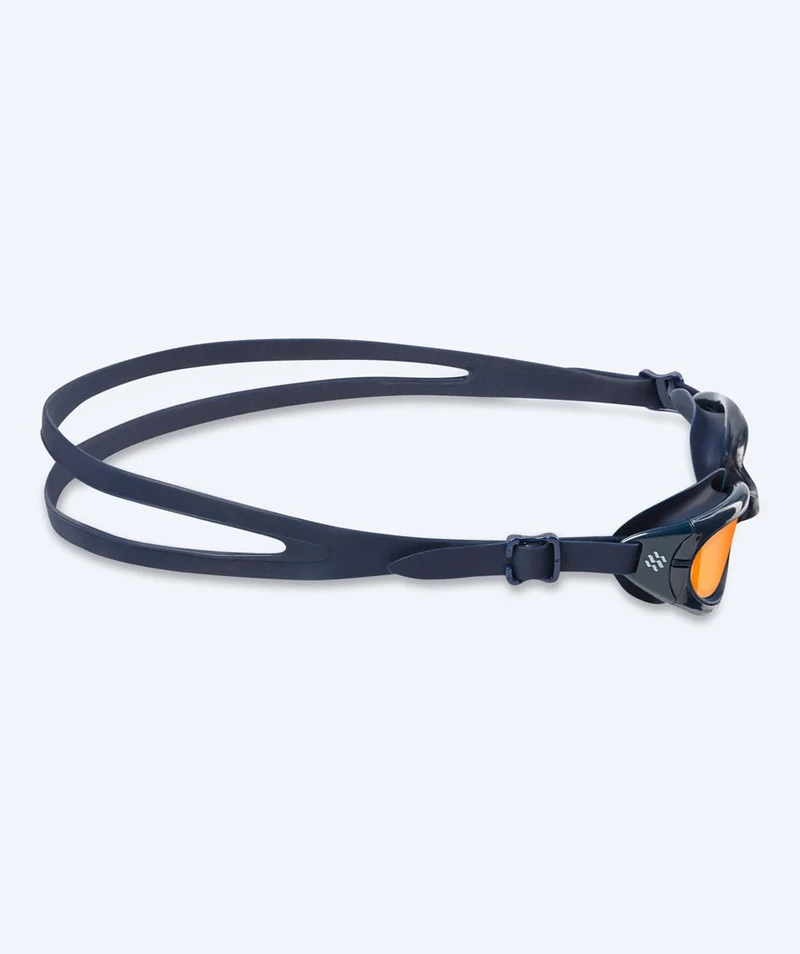 Watery Schwimmbrille für Kinder - Wade Mirror - Dunkelblau/Gold
