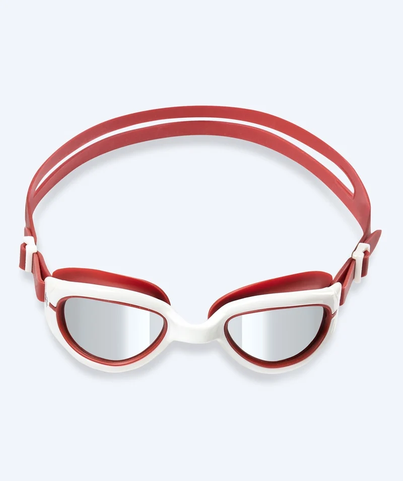 Watery Schwimmbrille für Kinder - Wade Mirror - Braun/Silber