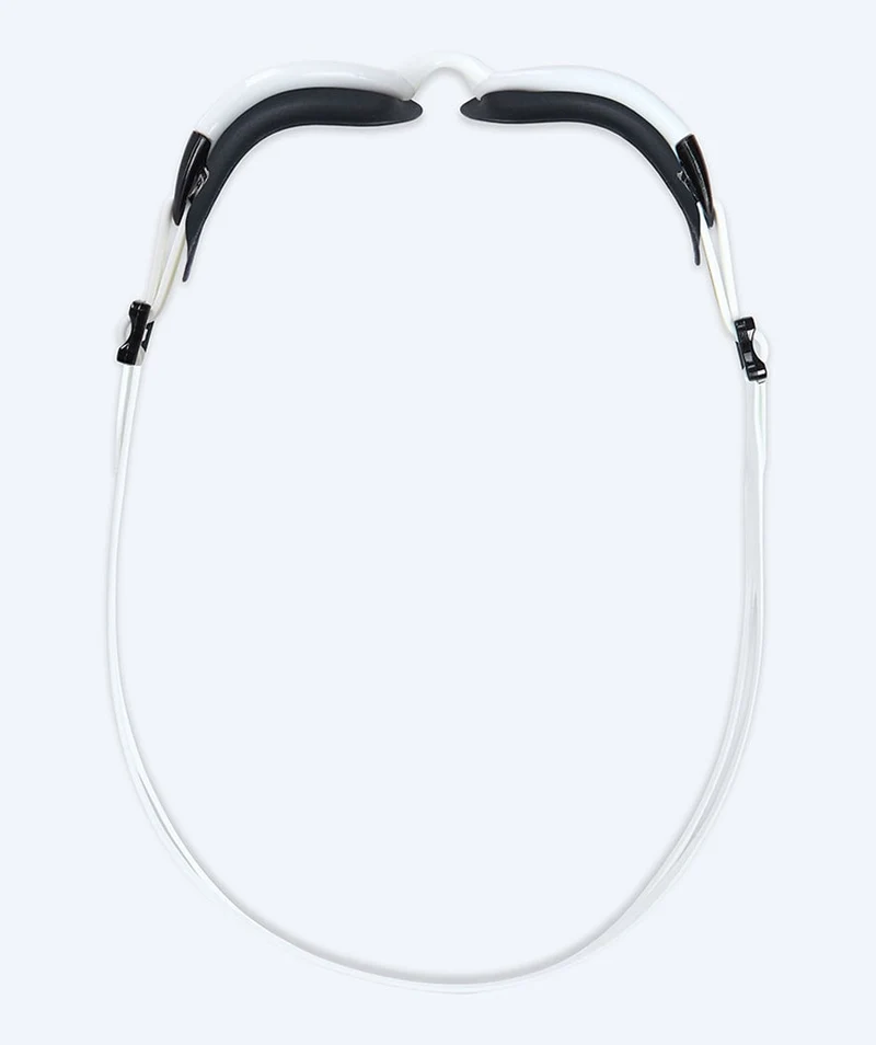 Watery Schwimmbrille für Kinder - Wade Mirror - Weiß/Silber