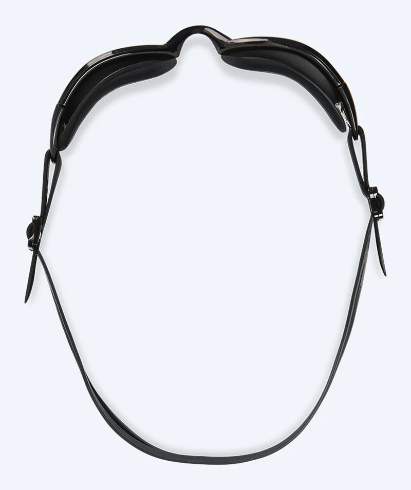 Watery Schwimmbrille für Kinder - Wade Mirror - Schwarz/Silber
