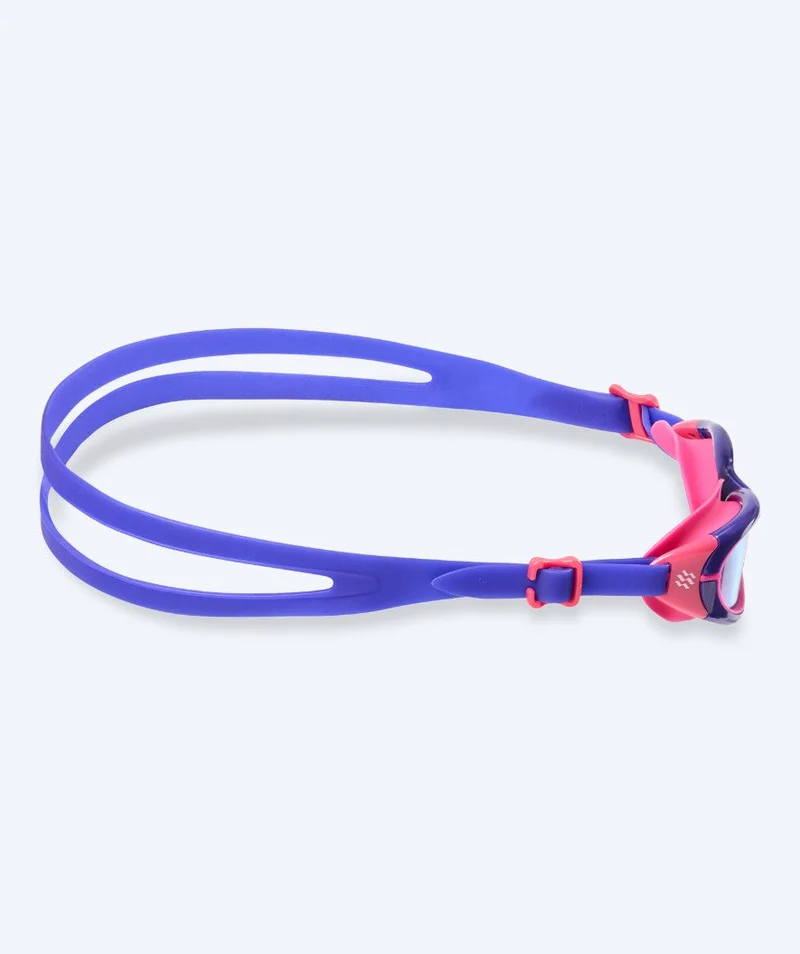 Watery Schwimmbrille für Kinder - Wade Active - Lila/Rosa (Blau Scheiben)