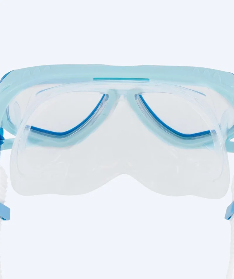 Speedo Combo Schnorchelset für Erwachsene - Adventure - Blau/Klar