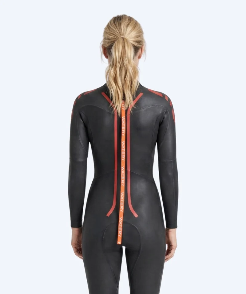 Watery Neoprenanzug für Damen - Tackey Elite - Schwarz/Rot