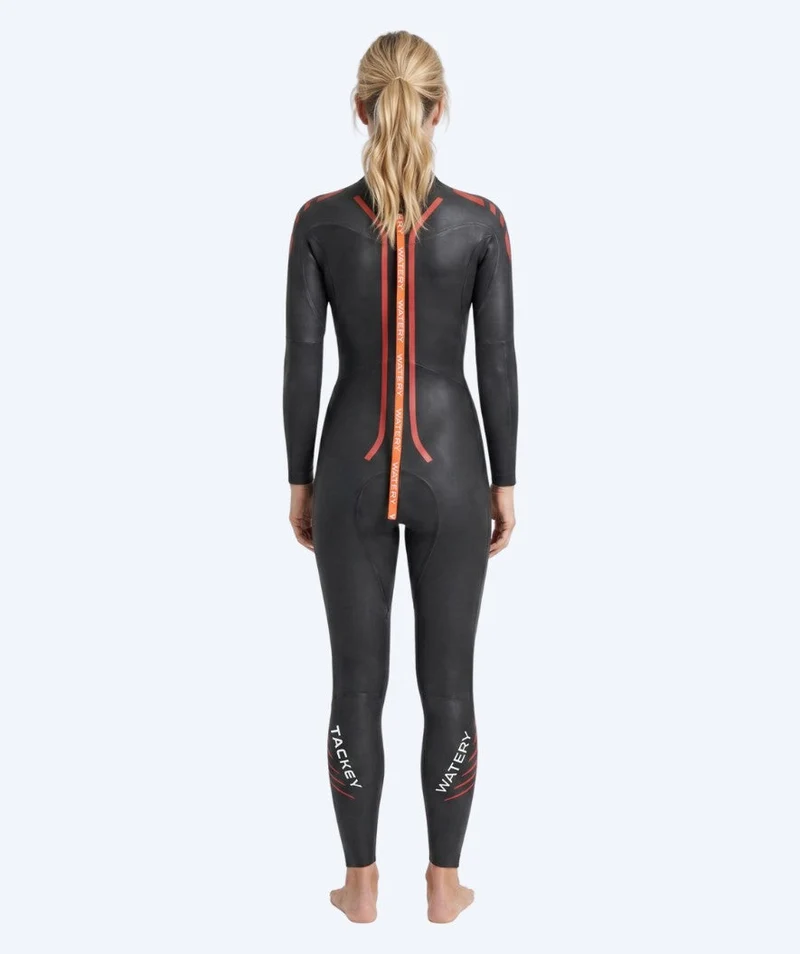 Watery Neoprenanzug für Damen - Tackey Elite - Schwarz/Rot