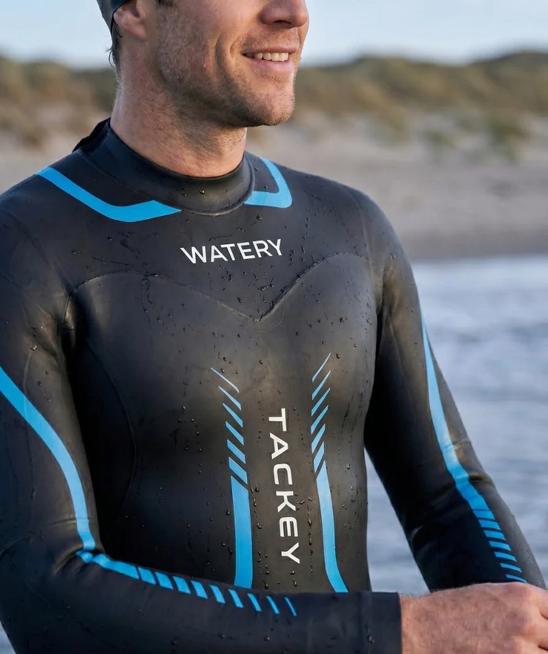 Watery Neoprenanzug für Herren - Tackey Elite - Schwarz/Blau