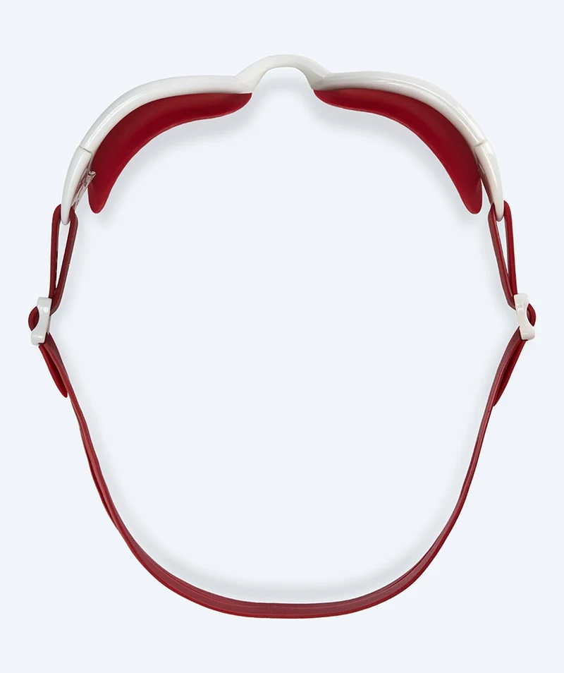 Watery Schwimmbrille für Freizeitschwimmer - Wade Mirror - Rot/Silber