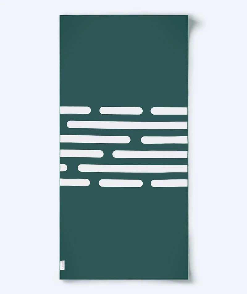 Watery Mikrofaser Badetuch (160 x 80 cm) - Eco Nebraska - Dust Grün