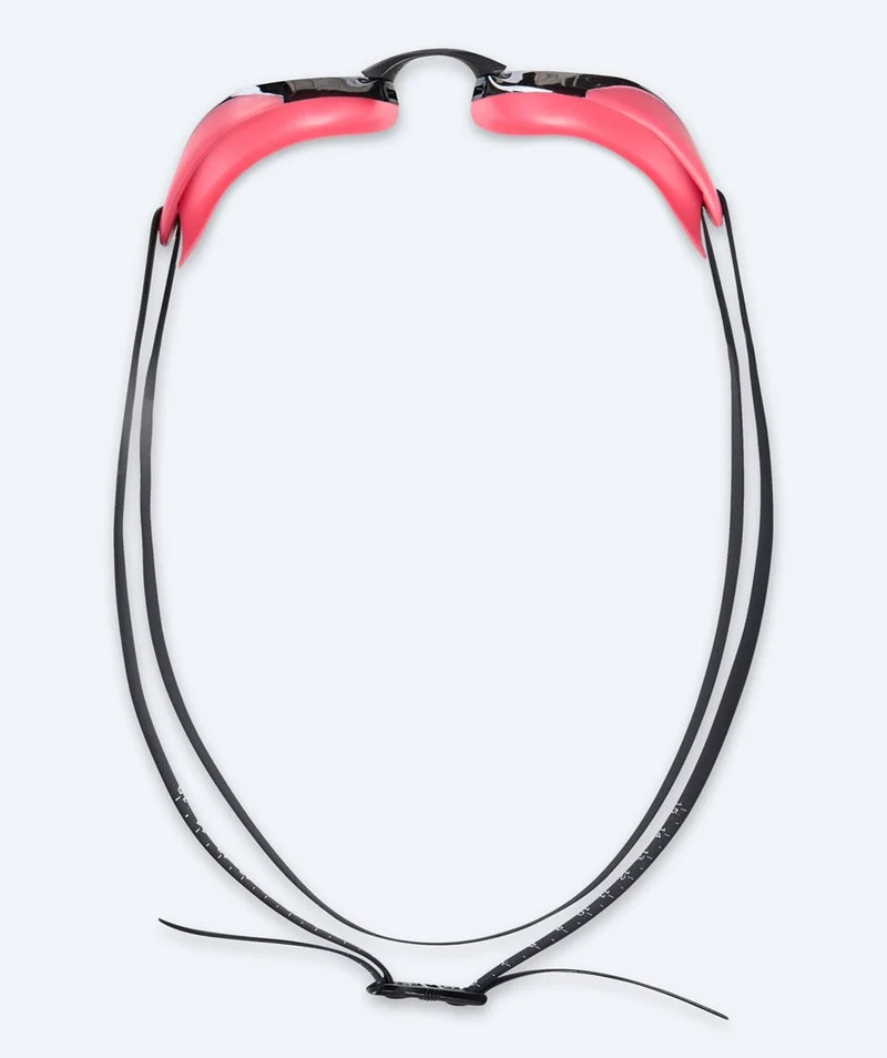 Watery Elite Schwimmbrillen - Poseidon Ultra Mirror - Rosa/Silber