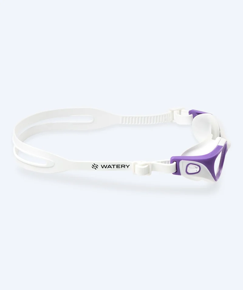 Watery Schwimmbrille für Freizeitschwimmer - Clyde Active - Lila/Klar