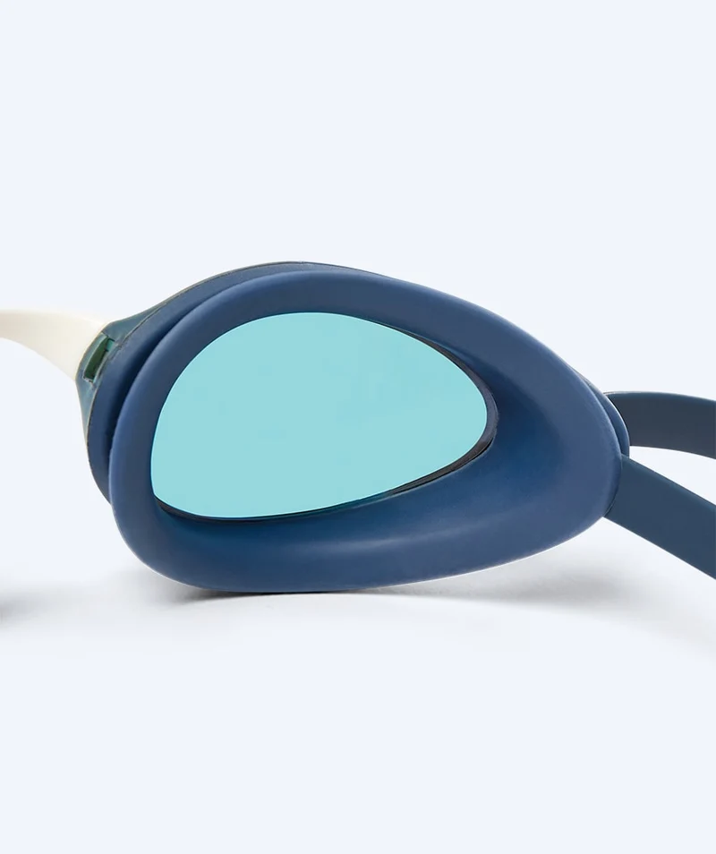 Watery Elite Schwimmbrillen - Poseidon Ultra Mirror - Dunkelblau/Gold