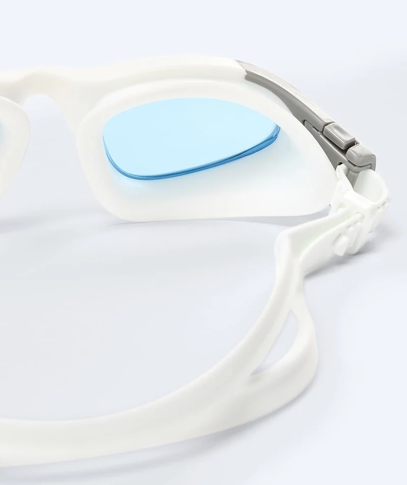 Watery Schwimmbrille für Freizeitschwimmer - Kelvin Active - Weiß/Hellblau