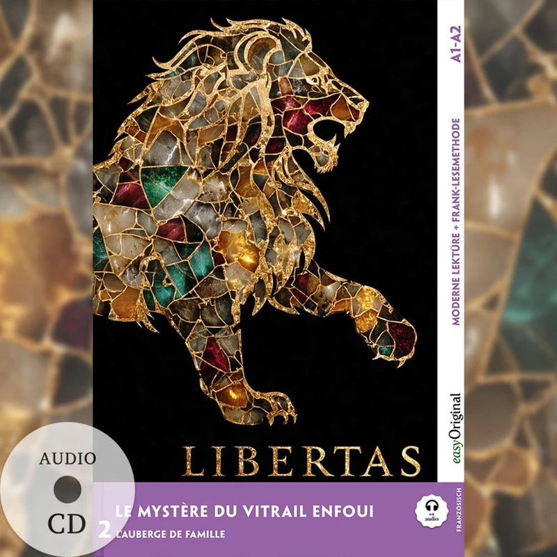 Le Mystère du Vitrail Enfoui - Französische Krimi-Lektüre A1-A2 (+ Audio-CD)