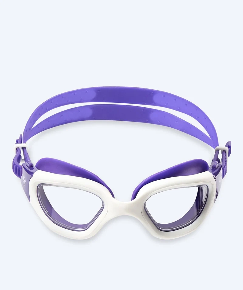 Watery Schwimmbrille für Freizeitschwimmer - Raven Active - Lila/Klar