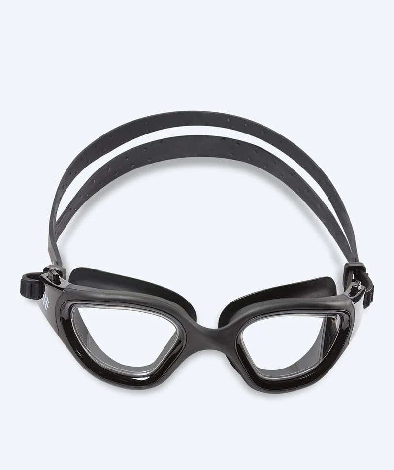 Watery Schwimmbrille für Freizeitschwimmer - Raven Active - Schwarz/Klar