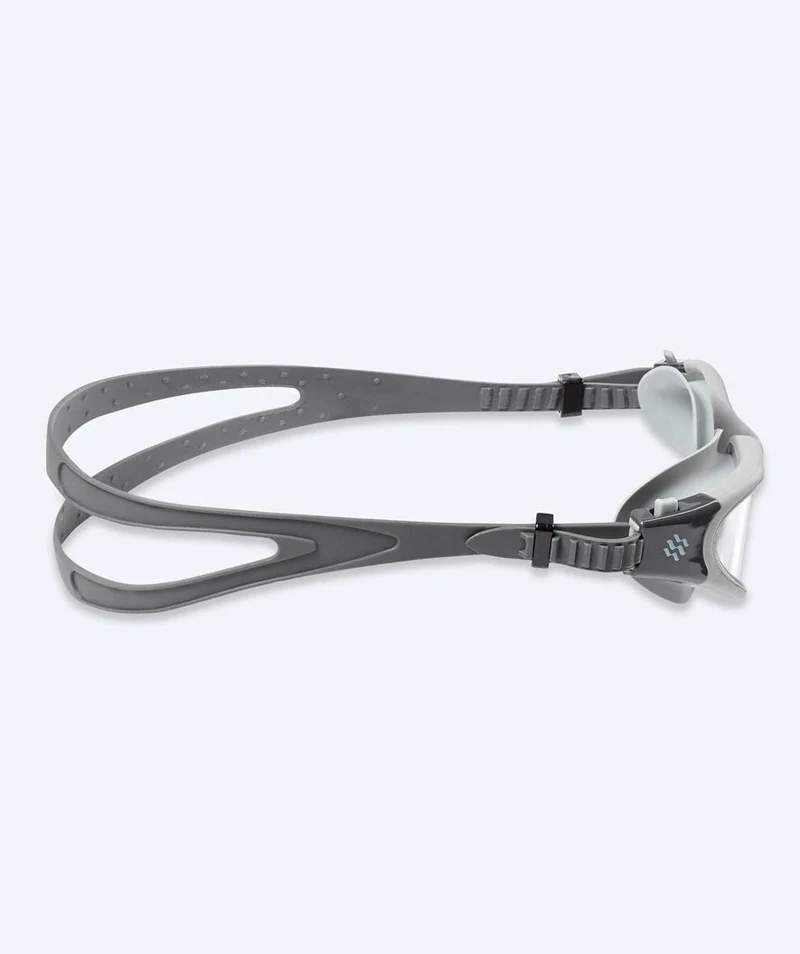 Watery Schwimmbrille für Freizeitschwimmer - Raven Active - Grau/Klar