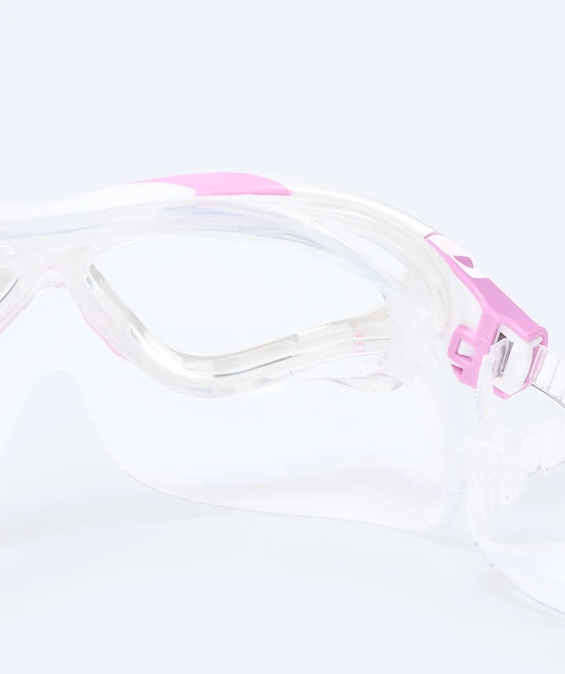 Watery Schwimmmaske für Erwachsene - Mantis - Rosa/Klar