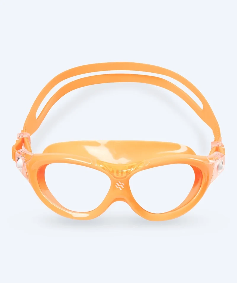 Watery Schwimmbrille für Kinder - Mantis 2.0 - Orange/Klar