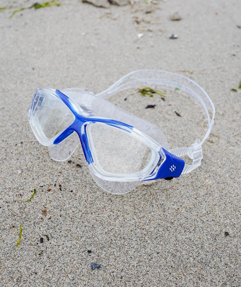 Watery Schwimmmaske für Erwachsene - Mantis - Blau/Klar