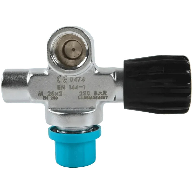 DIRZONE Valve 232bar left extendable matt chrome M25x2 G5/8 232bar