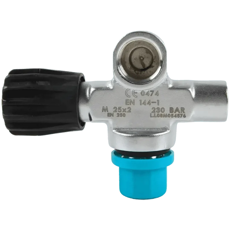DIRZONE Valve 232 bar right extendable matt chrome M25x2 G5/8 232bar