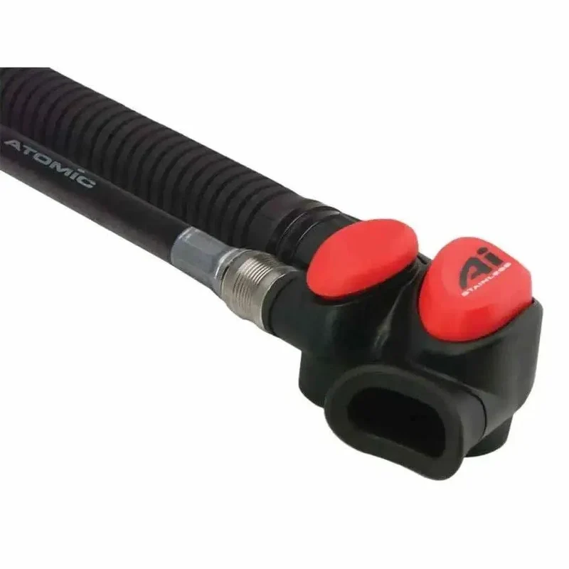 AI Atomic Inflator, Stainless Steel, Red
