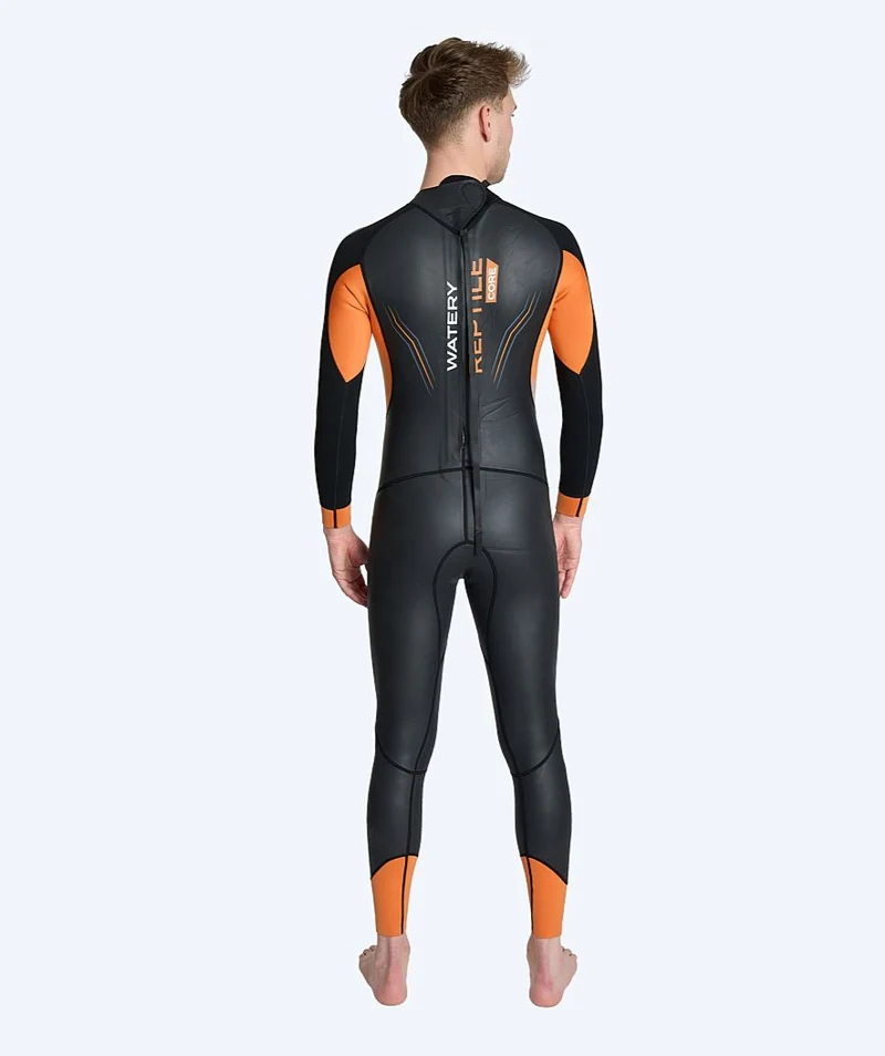 Watery Neoprenanzug für Herren - Reptile Core - Schwarz/Orange