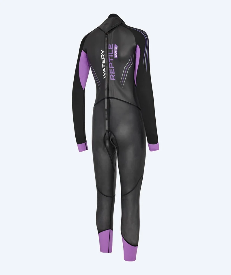 Watery Neoprenanzug für Damen - Reptile Core - Schwarz/Lila
