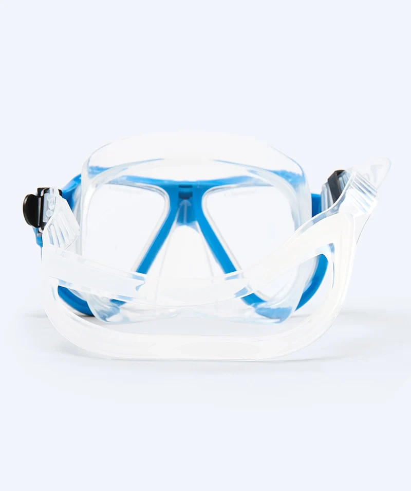 Watery Combo Schnorchelset für Erwachsene - Hudson Semi-Dry - Blau
