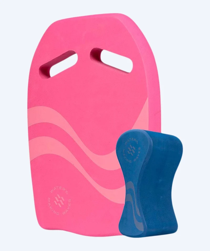 Watery Set mit Pull Buoy und Schwimmbrett - Heat