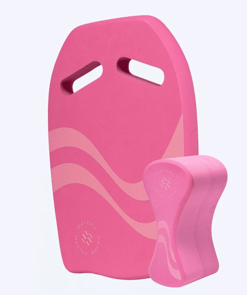 Watery Set mit Pull Buoy und Schwimmbrett - Heat