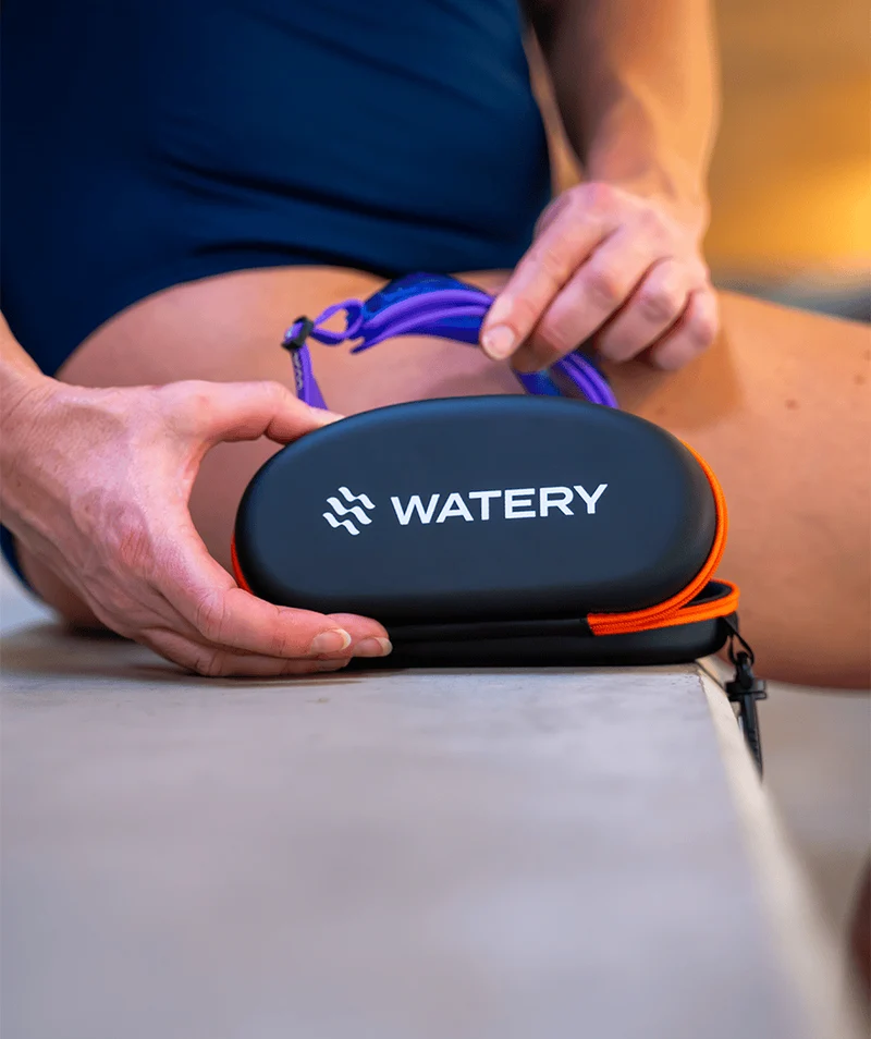 Watery Etui für Schwimmbrillen - Active - Orange