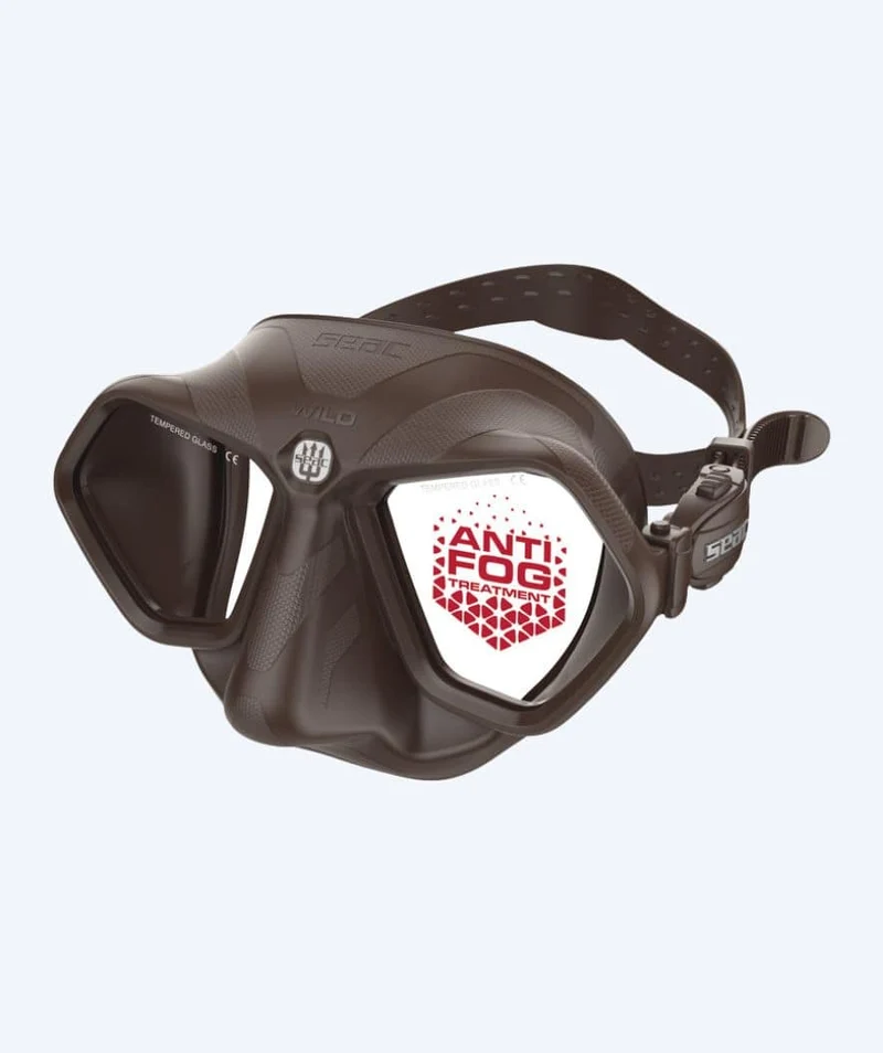 SEAC Tauchmaske für Erwachsene - Wild - Braun