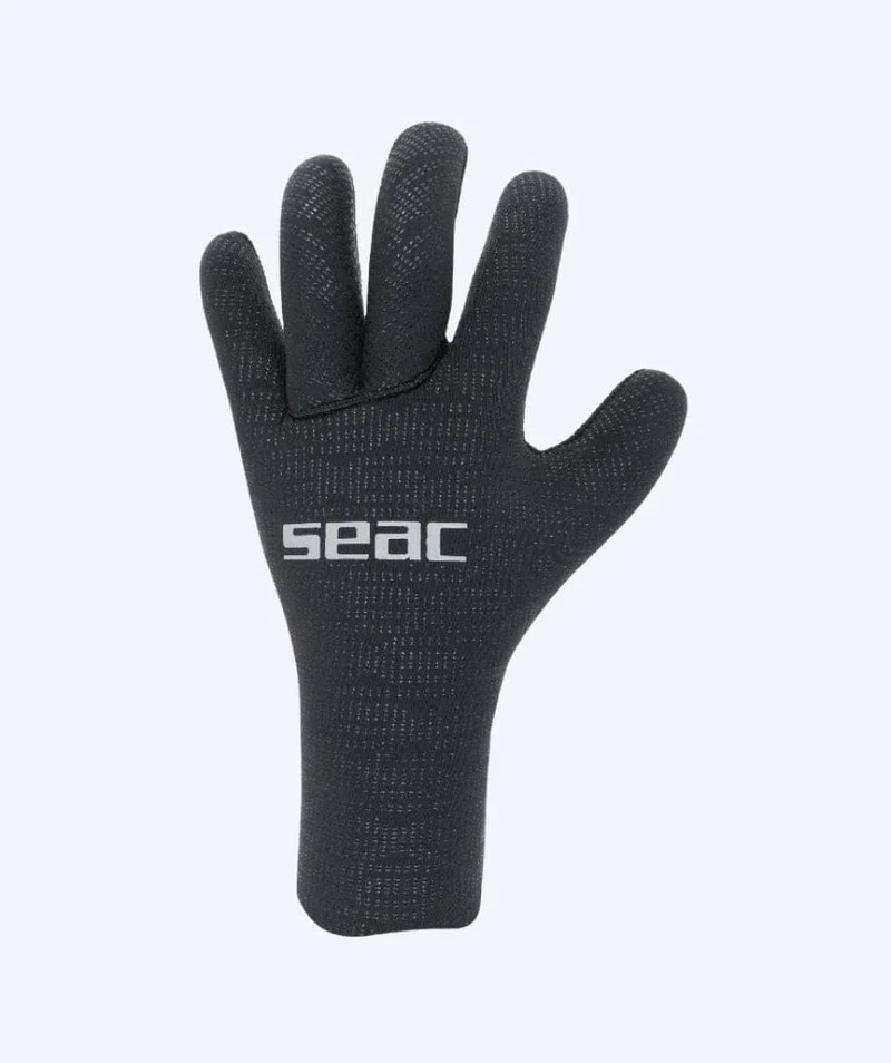 SEAC Tauchhandschuhe für Erwachsene - Ultraflex 5 MM - Schwarz