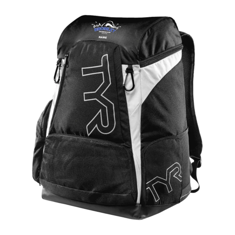 Bromley Swimming Club Team Backpack - Black/White Badger