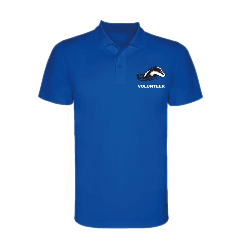 Bromley Swimming Club Volunteer Tech Polo Shirt - Royal Blue
