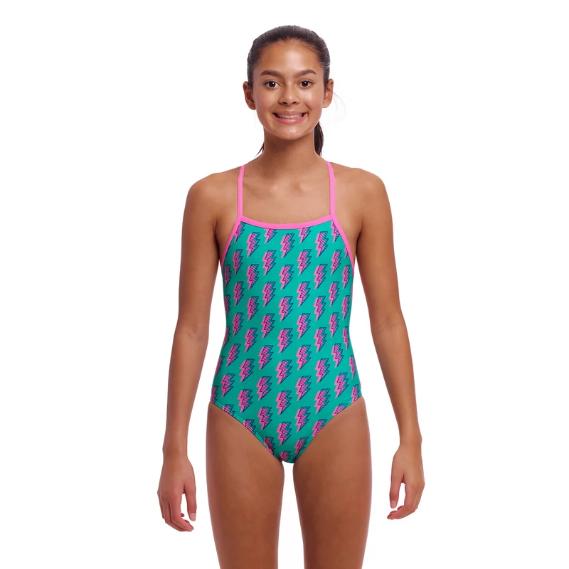 Funkita Zip Zap Strapped In Girls Swimsuit