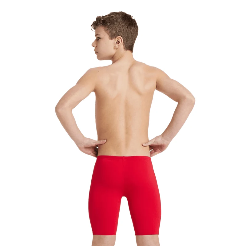 Arena Boy's Team Swim Solid Jammer - Red/White