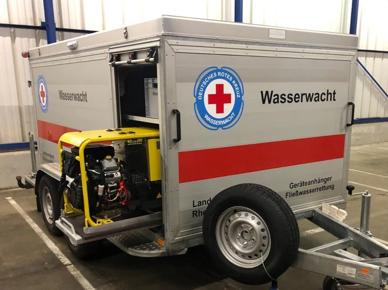 Geräteanhänger Wasserrettung - Typ Rheinland-Pfalz