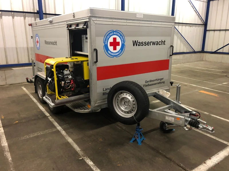 Geräteanhänger Wasserrettung - Typ Rheinland-Pfalz
