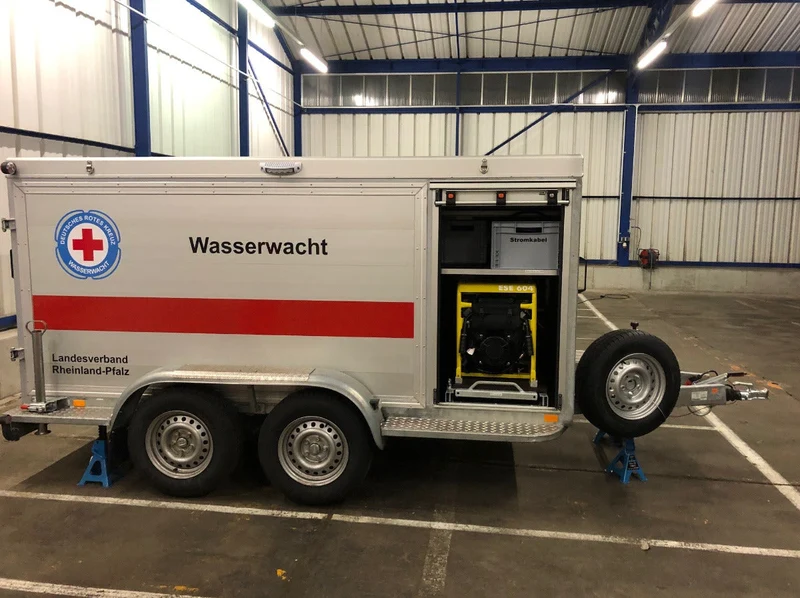 Geräteanhänger Wasserrettung - Typ Rheinland-Pfalz