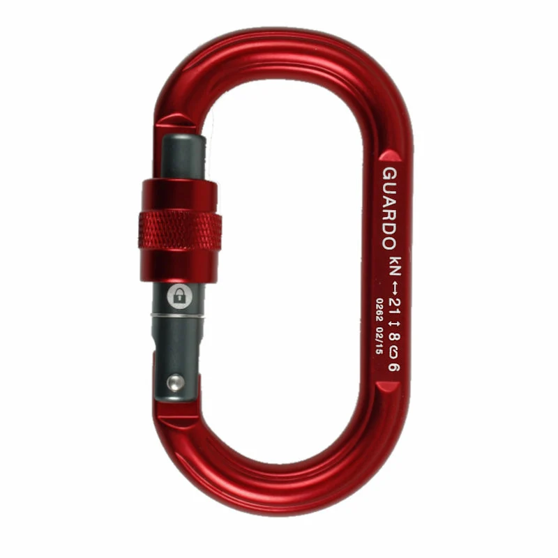 Edelweiss Oval Guard O Screw Alu-Karabiner