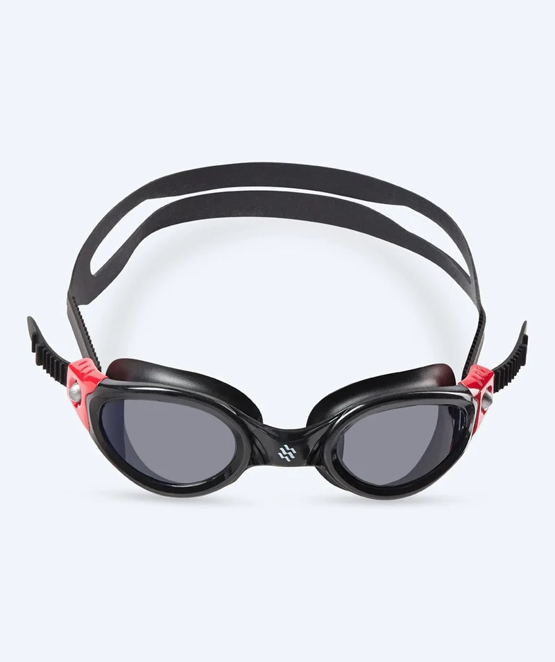 Watery Taucherbrille für Hobbytaucher - Pacific Active - Schwarz (Smoke Scheiben)