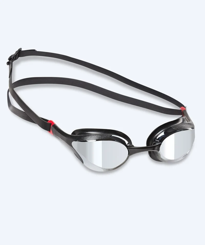 Watery Elite Schwimmbrillen - Murphy Mirror - Schwarz/Silber